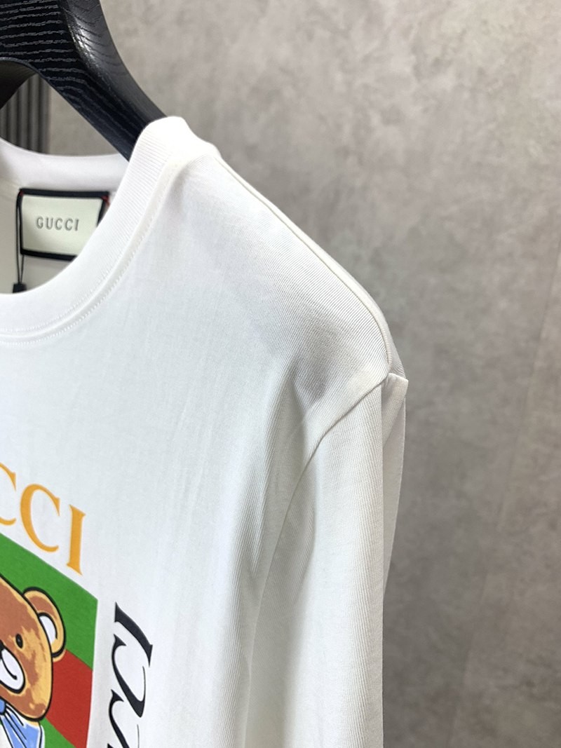 可愛い グッチ コットン Tシャツ 半袖 スーパーコピーロゴ guv10858高い品質