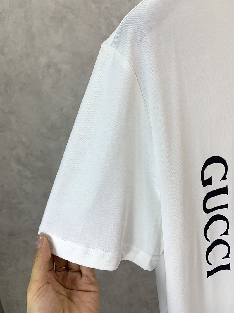 可愛い グッチ コットン Tシャツ 半袖 スーパーコピーロゴ guv10858最高級