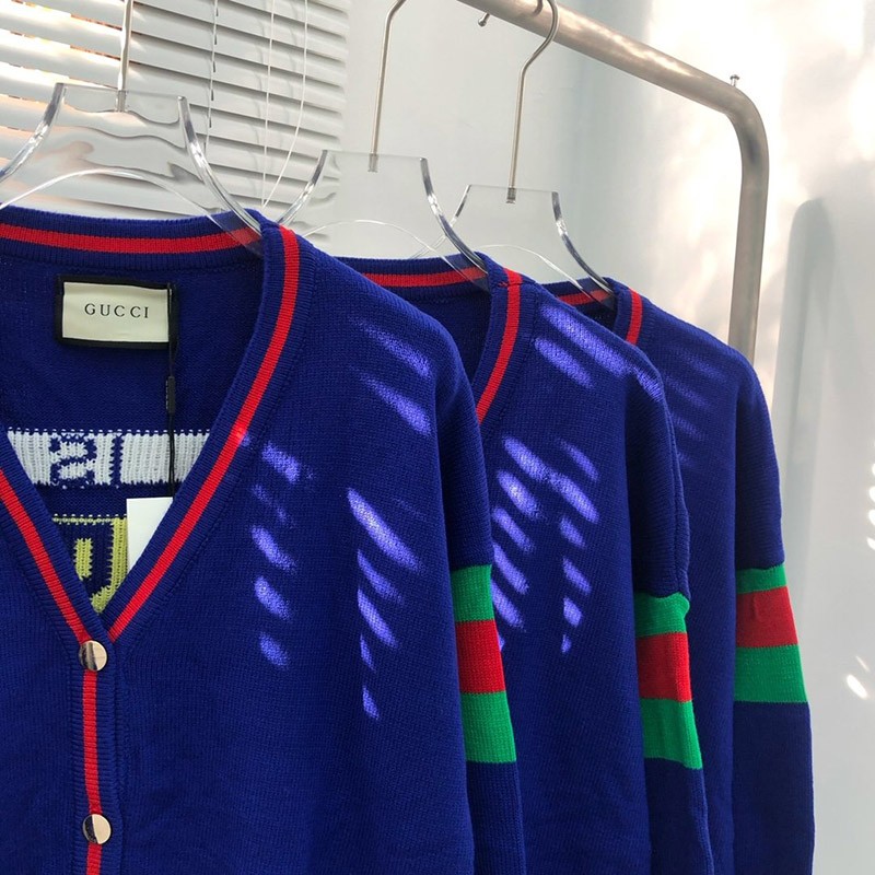 入手困難グッチ100周年記念/ロゴウールニットセーター 偽物 guv42831N級品