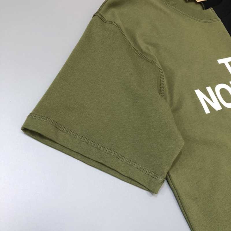 最安値挑戦グッチ×ノースフェイス パッチワーク クルーネック Tシャツ 偽物 guv78107最高級