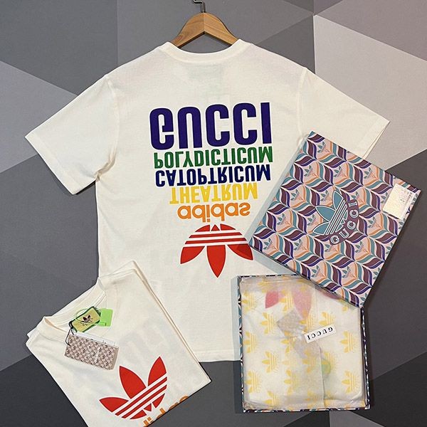 おすすめ adidas×グッチ★コットンジャージー Tシャツ guw27024通販