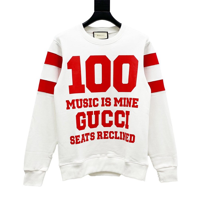 【日本未発売】【100周年記念】グッチ ◇ コットン スウェット コピー シャツ gux63037
