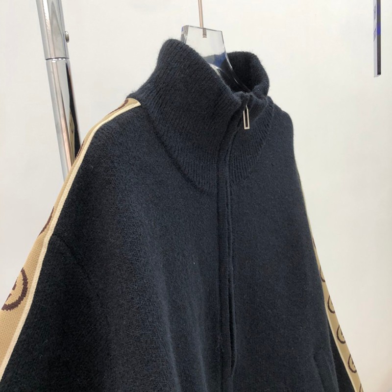 人気No1 グッチ フーデッド コットンジャージー スウェットシャツ偽物 グレー gux95822最高級