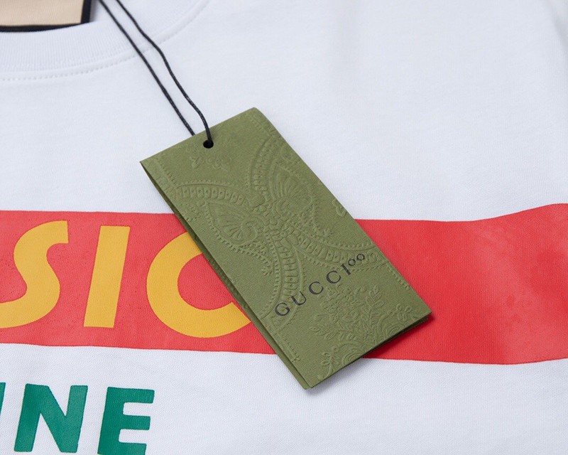 争奪戦 【100周年記念】グッチ ◇ コットン ロゴTシャツ コピー gux96442最高級
