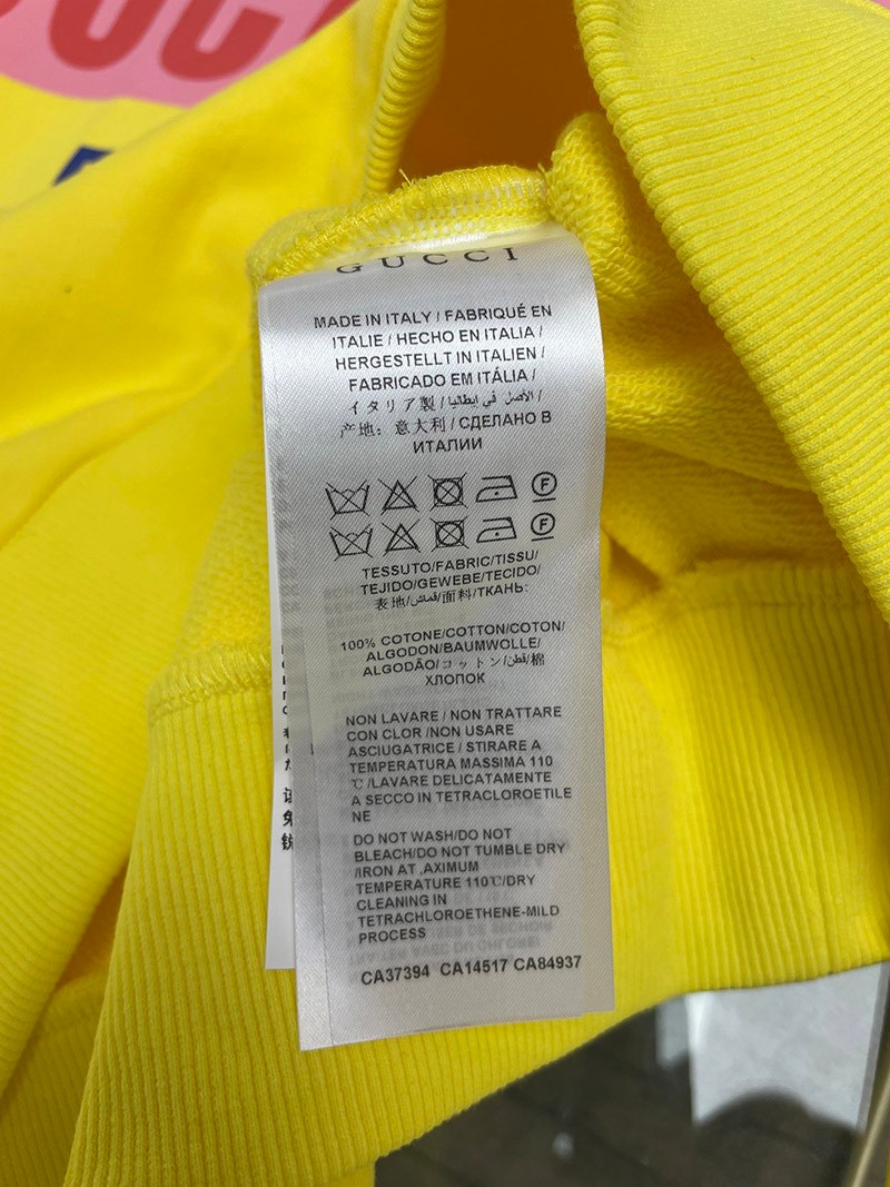 大人気！グッチ 100周年記念 偽物 コットン スウェットシャツ guy12304代引きを販売