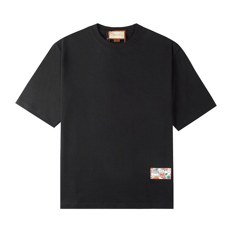春もの新作バレンシアガ×グッチ 偽物 ブラック ロゴ Tシャツ guz47800