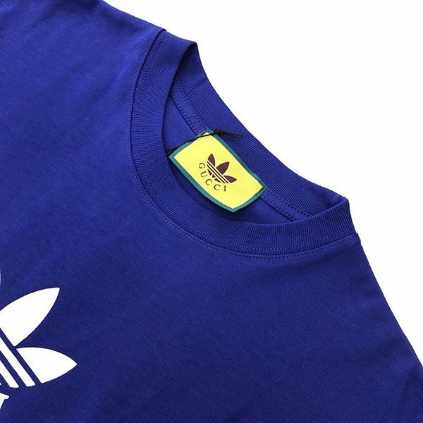 一目惚れ♪アディダス×グッチ コットンジャージー Tシャツ コピー guz83234激安送料無料