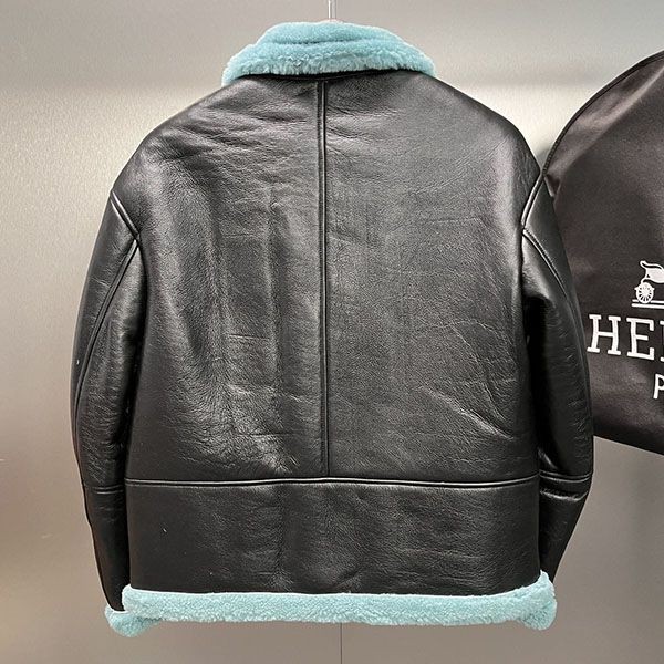 エルメスブランド アビエイター風レザージャケット 偽物 erh34841通販