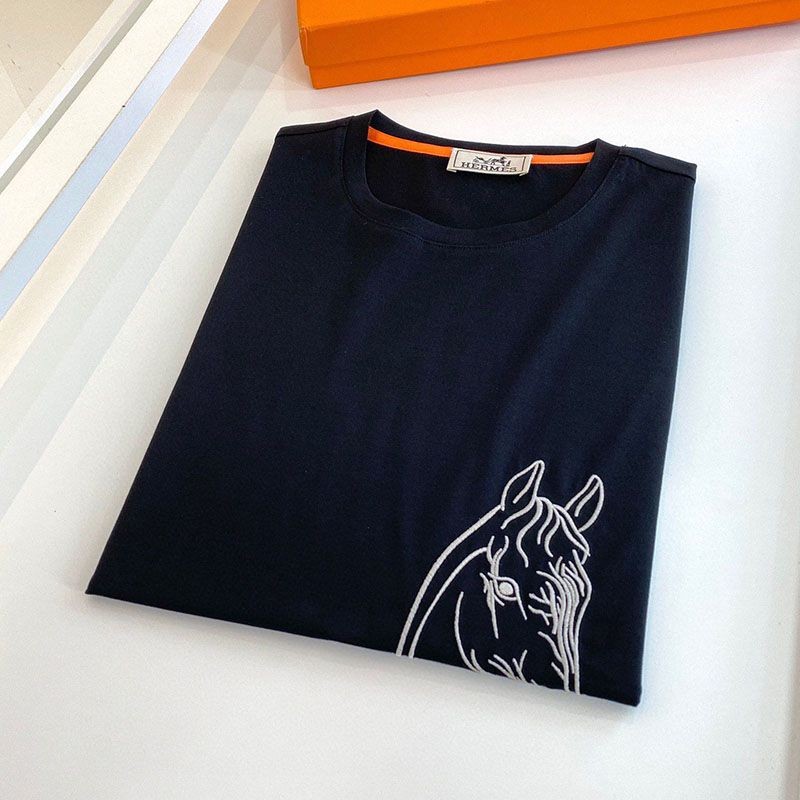 日本未入荷【エルメス】半袖 Tシャツ スーパーコピー コットン 100% erm67946人気