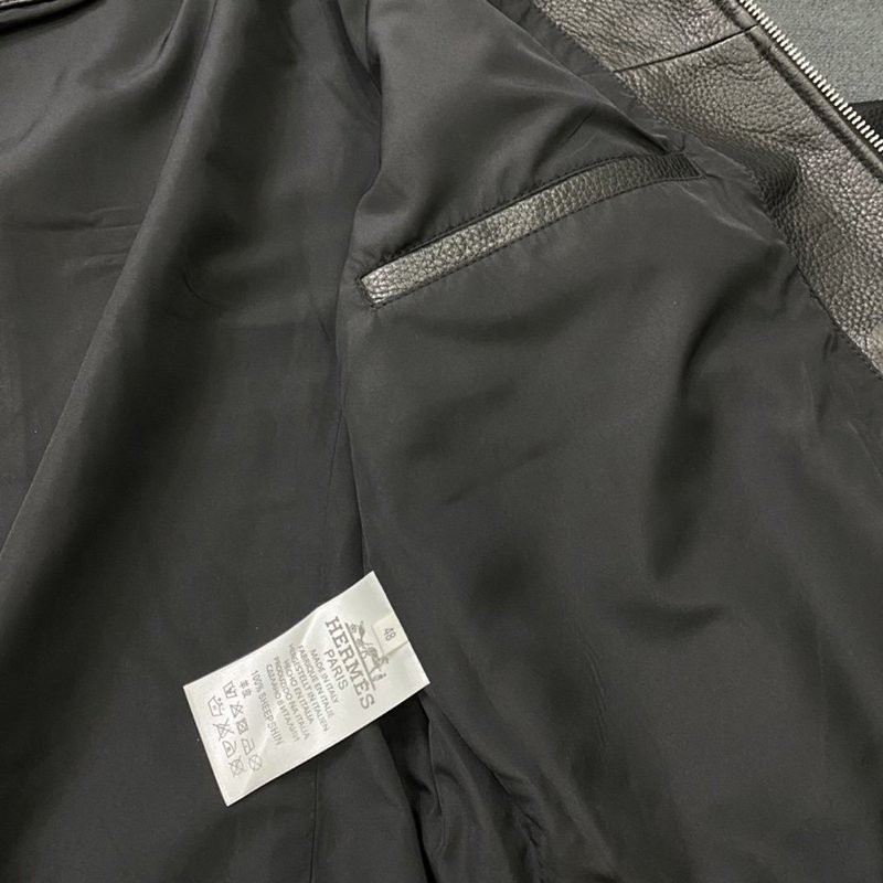 人気急上昇 エルメス レザー ジャケット 偽物 ディアスキン erp77625品質保証