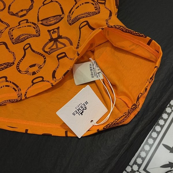 入手困難品！エルメス プリントTシャツ 偽物 err18050最高級