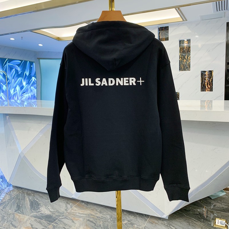 超希少！ジルサンダー パーカー コピー ロゴ刺繍 スウェットフーディー 2色 Jib27233通販