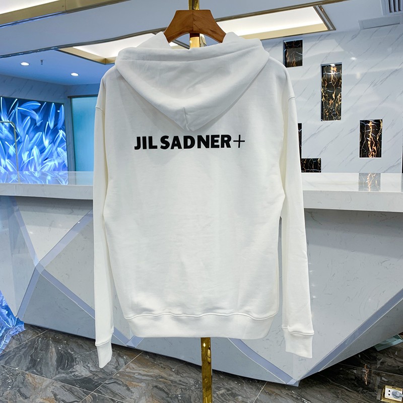 超希少！ジルサンダー パーカー コピー ロゴ刺繍 スウェットフーディー 2色 Jib27233代引きを販売