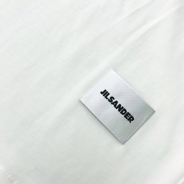 送料込ジルサンダー ロゴTシャツ 偽物 半袖 ホワイト Jie66506高い品質