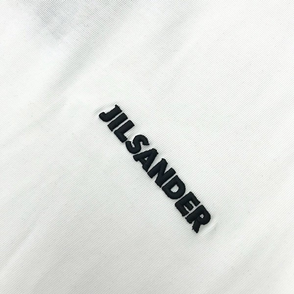 送料込ジルサンダー ロゴTシャツ 偽物 半袖 ホワイト Jie66506人気