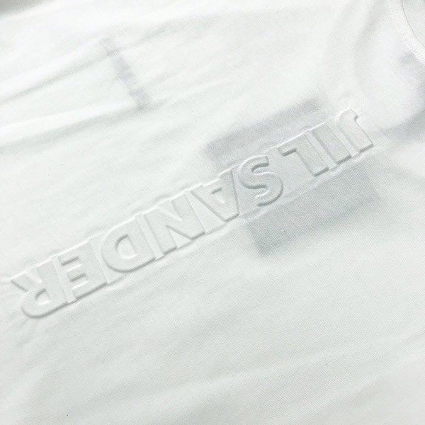 送料込ジルサンダー ロゴTシャツ 偽物 半袖 ホワイト Jie66506最高級
