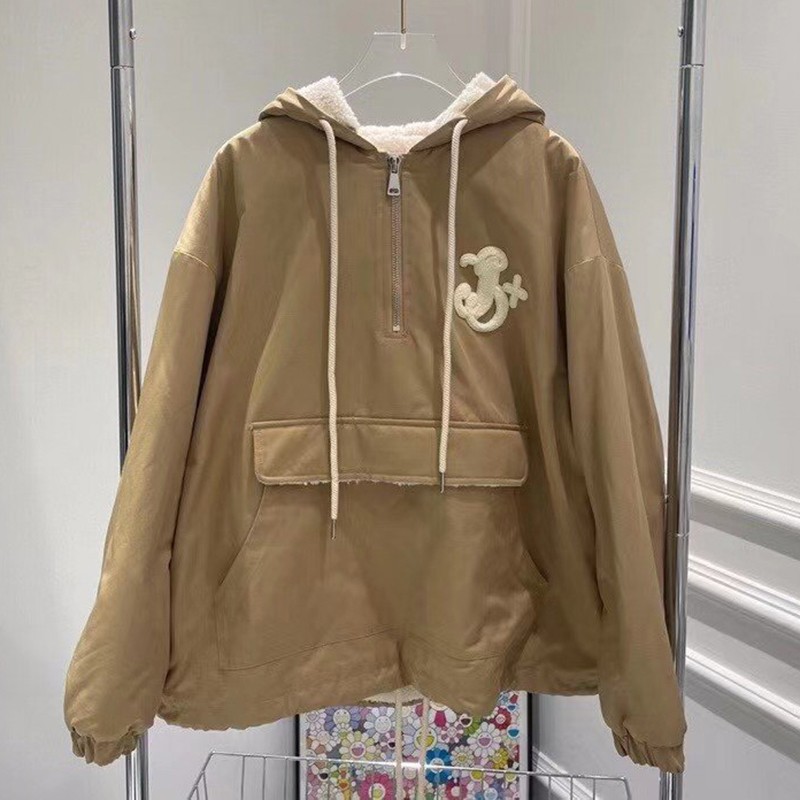 ☆超人気☆ジルサンダー モックパーカー 偽物 もっとフリース Jin75183