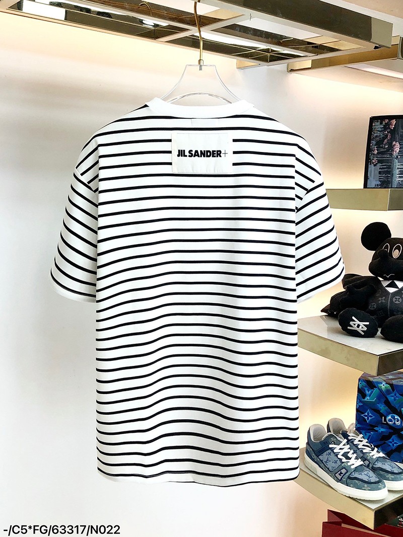 人気 ジルサンダー Tシャツ パロディ ロゴ プリント コットン 送関込み Jiq96698通販