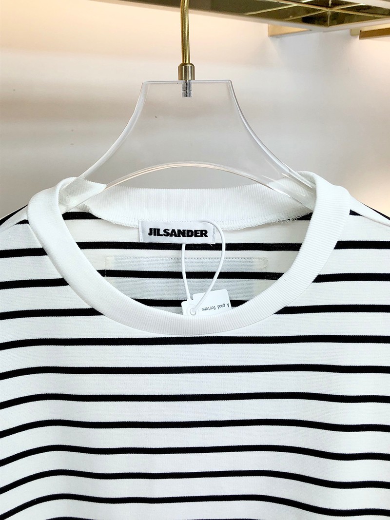 人気 ジルサンダー Tシャツ パロディ ロゴ プリント コットン 送関込み Jiq96698人気