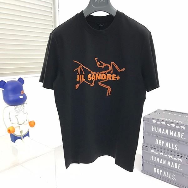 入手困難ジルサンダー+ x アークテリクス 偽物 リフレクティブ コラボTシャツ Jix52631高い品質