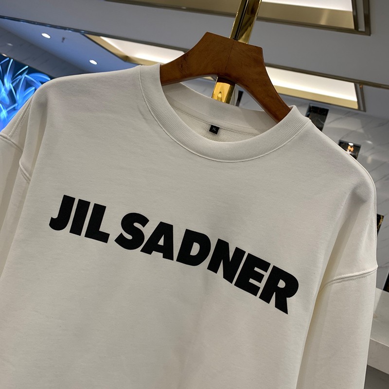 21AW新作ジルサンダー パーカー コピー ロゴ刺繍 スウェットフーディー Jix99518激安送料無料