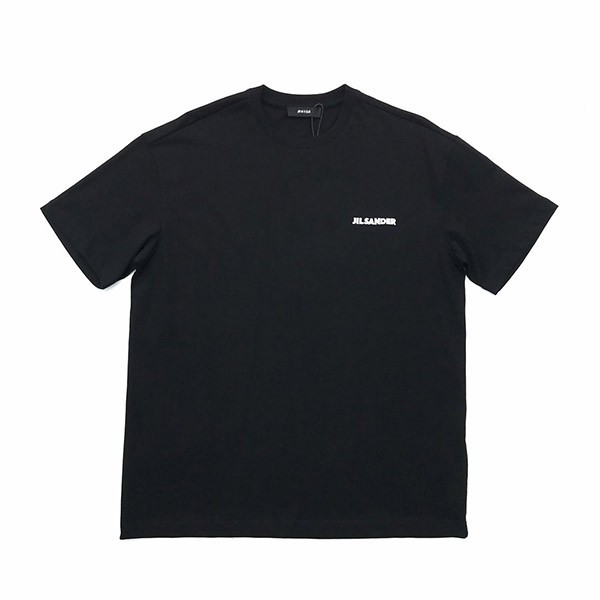 ☆超人気☆ジルサンダー ロゴTシャツ コピー 半袖 ブラック Jiy35542激安送料無料
