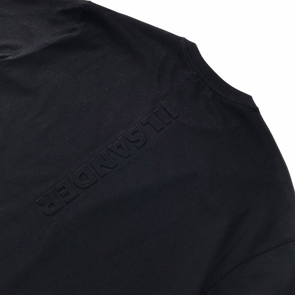 ☆超人気☆ジルサンダー ロゴTシャツ コピー 半袖 ブラック Jiy35542最高級