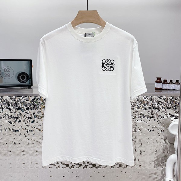 最安値挑戦 ロエベ エンブロイダリー アナグラム Tシャツ コピー 2色 H526Y22J26通販