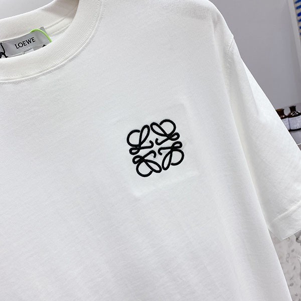 最安値挑戦 ロエベ エンブロイダリー アナグラム Tシャツ コピー 2色 H526Y22J26最高級