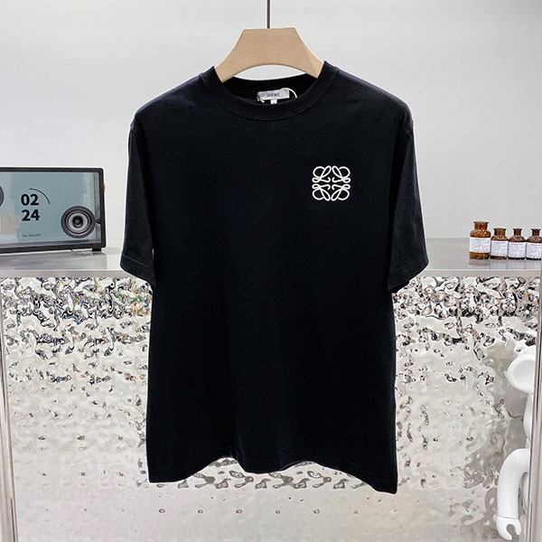 最安値挑戦 ロエベ エンブロイダリー アナグラム Tシャツ コピー 2色 H526Y22J26N級品