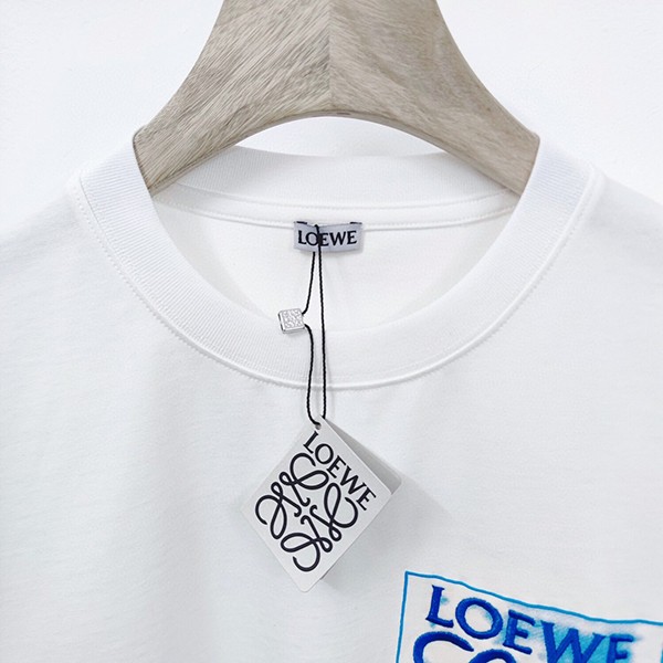 ロエベ☆アナグラム フェイクポケット ロゴ コットン 半袖Tシャツ コピー H526Y22X25N級品