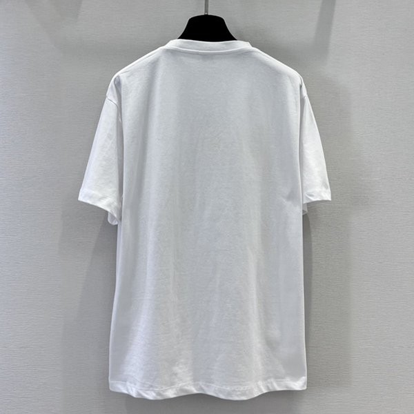 ロエべ アナグラム コットン フラワー ティー刺しゅう Tシャツ コピー H526Y22X70激安送料無料