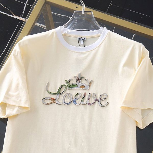 21-22AW☆関税込☆ロエベ★アナグラムバイカラーコットンTシャツ 偽物★ H928Y22X03高い品質