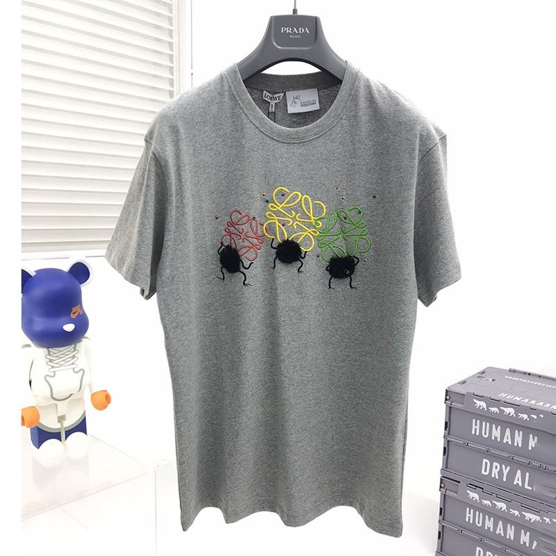 春夏新作ロエベ×ジブリ コピー ススワタリ アナグラム Tシャツ (コットン) S928Y22J01通販