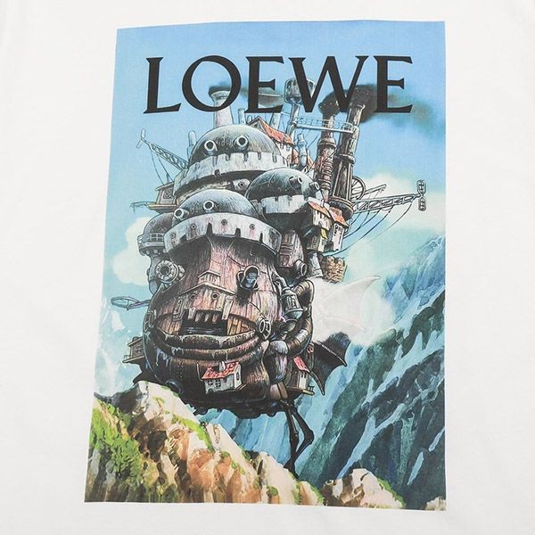 ★日本!!人気！ロエベ アナグラム プリント Tシャツ スーパーコピー loa38175人気