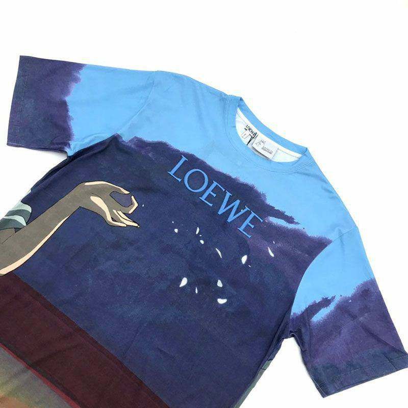 累積売上総額第１位！ロエベ 千と千尋の神隠し ハク Tシャツ コットンジャージー lob94485激安送料無料