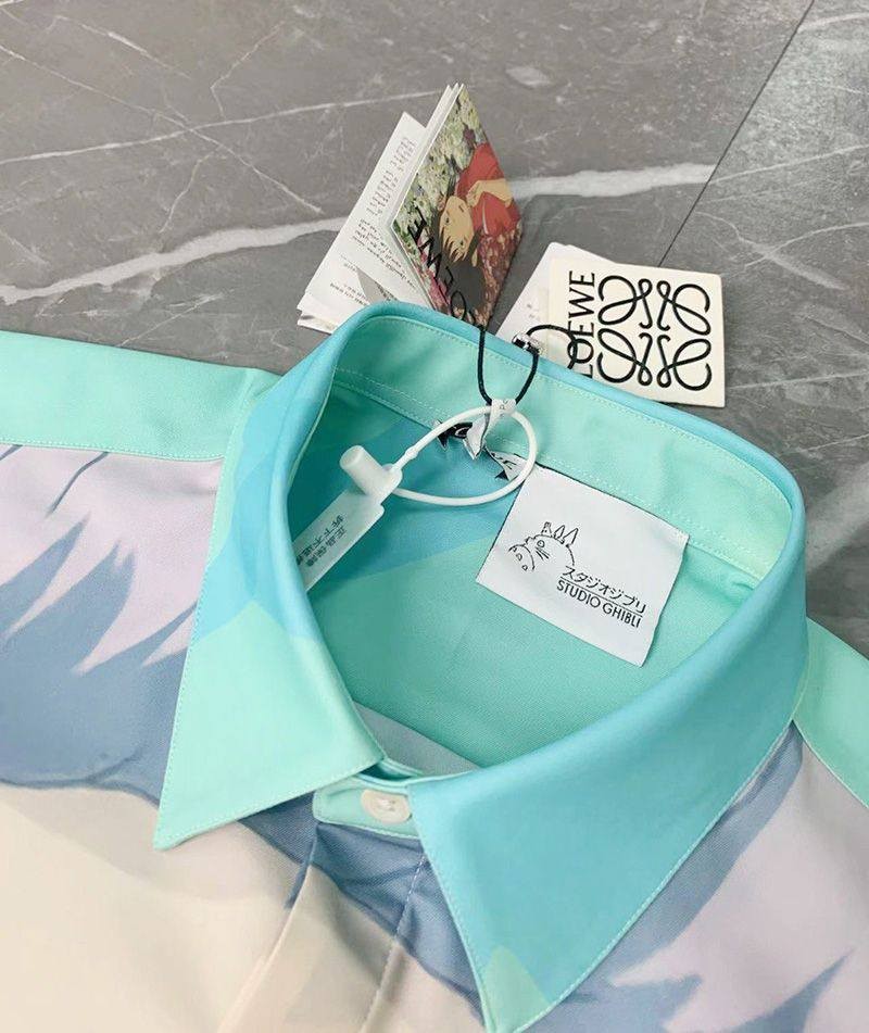 春もの新作 ロエベ×千と千尋の神隠し 千尋 シャツ コピー コットン lob99991N級品