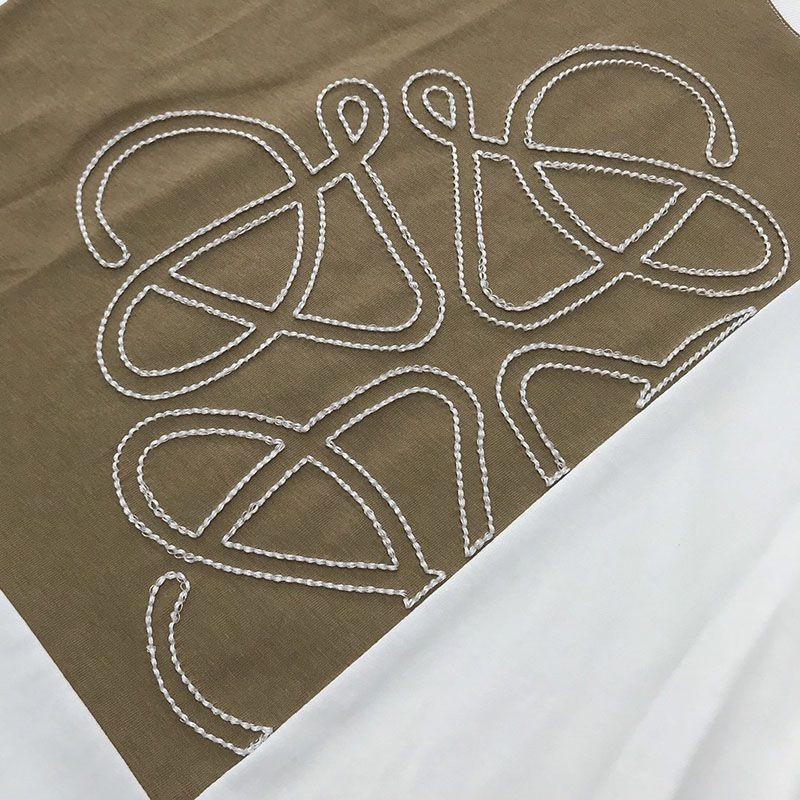 セール新作即発可★ロエベ★ハーバリウム アナグラム コットンTシャツ コピー 2色 loc47480人気