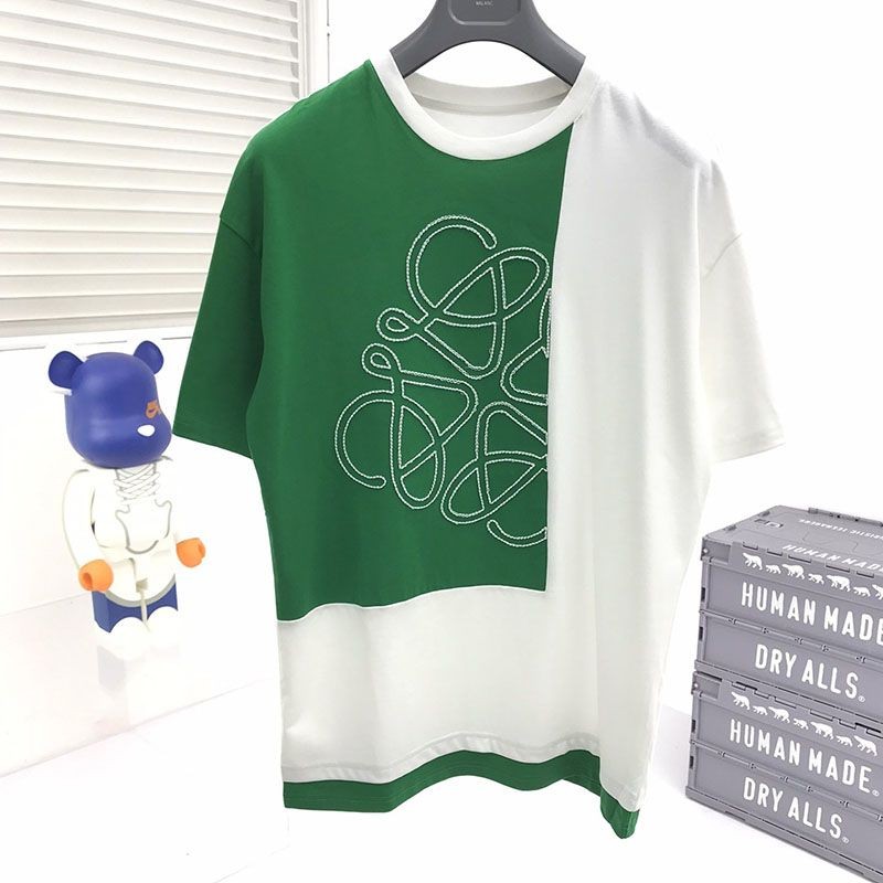セール新作即発可★ロエベ★ハーバリウム アナグラム コットンTシャツ コピー 2色 loc47480最高級