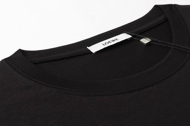 21-22AW  ロエベ Tシャツ 偽物 アナグラム ブローチプリント 半袖 lod38864N級品