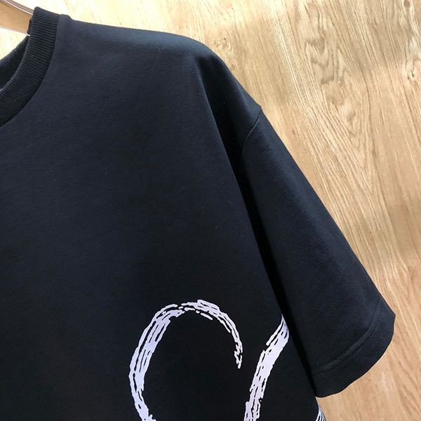 累積売上総額第１位！ロエベ★アナグラム ロゴ コットン 半袖 Tシャツ コピー lod46857最高級