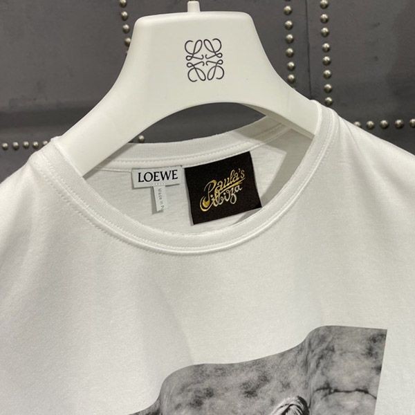 売上総額１位！ロエベ Paulas Ibiza クロップド Tシャツ 偽物 lod60479通販