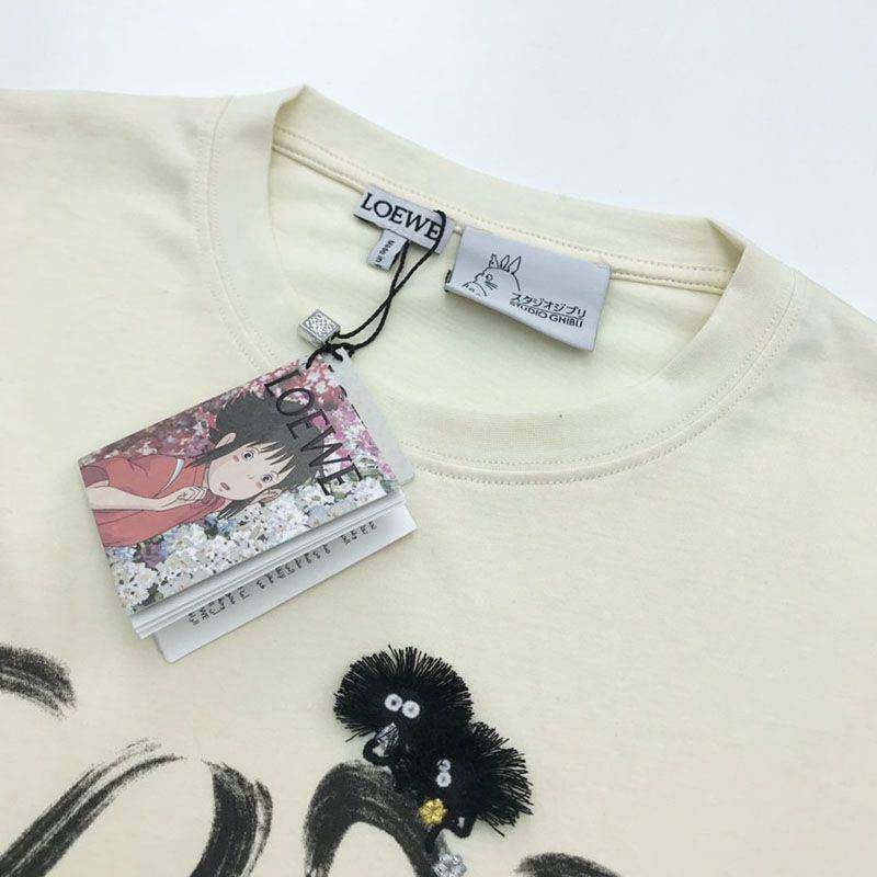 累積売上総額第１位！ロエベ × スタジオジブリ ロゴ Tシャツ コピー loe80316激安送料無料