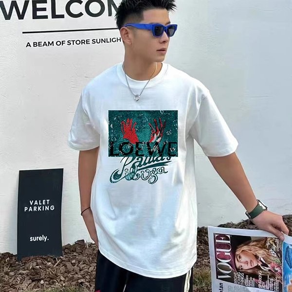 新作で超限定♪ロエベ Tシャツ コピー 半袖 コットン lof34837