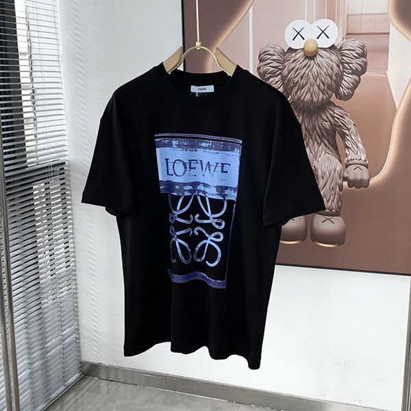 春夏新作 ロエベ アナグラム プリント Tシャツ スーパーコピー lof65958通販