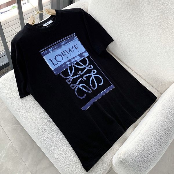 春夏新作 ロエベ アナグラム プリント Tシャツ スーパーコピー lof65958人気