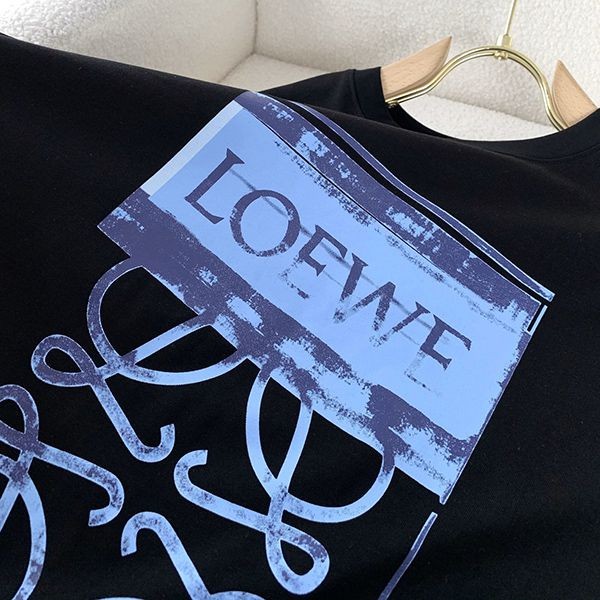 春夏新作 ロエベ アナグラム プリント Tシャツ スーパーコピー lof65958最高級