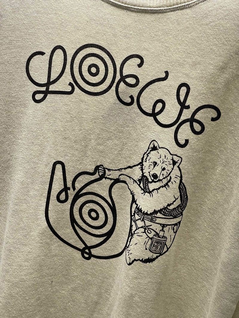 大人気！ロエベ アナグラム エンブロイダリー スウェットシャツ 偽物 lof85853高い品質