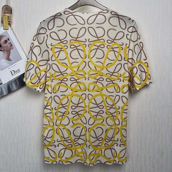 大人気!!新色☆ロエベ★アナグラムバイカラーコットンTシャツ コピー★ log33124高い品質