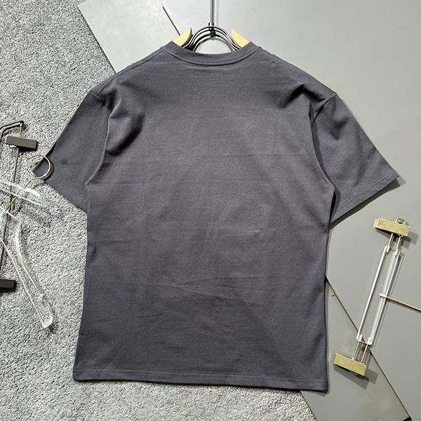 セール新作☆ロエベ★アナグラムバイカラーコットンTシャツ 偽物★ log82730高い品質